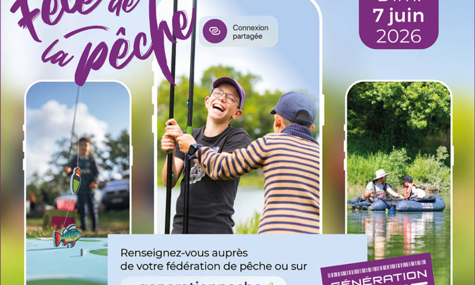 Venez découvrir ou re-découvrir la pêche à l'occasion de la Fête Nationale de la Pêche !
