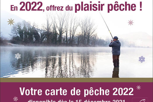 Les cartes de pêche 2022 sont disponibles !